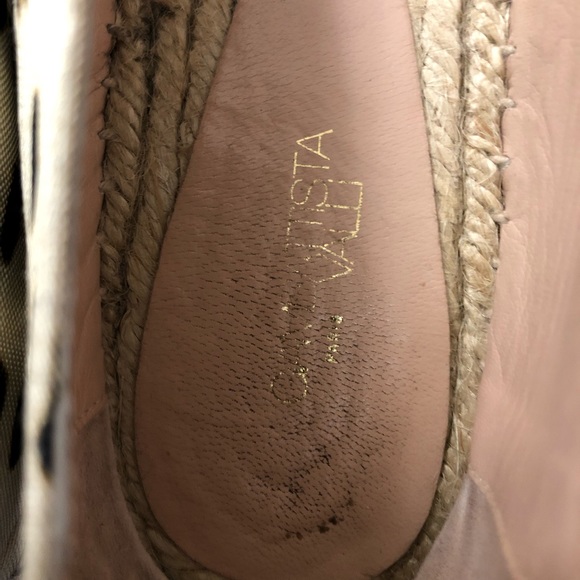 Giambattista Valli Espadrilles Ocelot Print Slip-on Flats Almost New Sz.38 - Picture 9 of 9